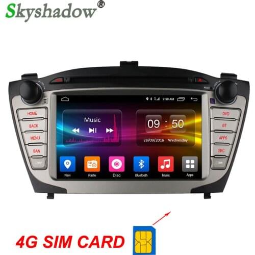 C500 4G SIM LTE Android 6.0 8 core 2G RAM Car DVD player GPS map TPMS wifi Bluetooth RDS radio For Hyundai iX35 Tucson 2009-2015