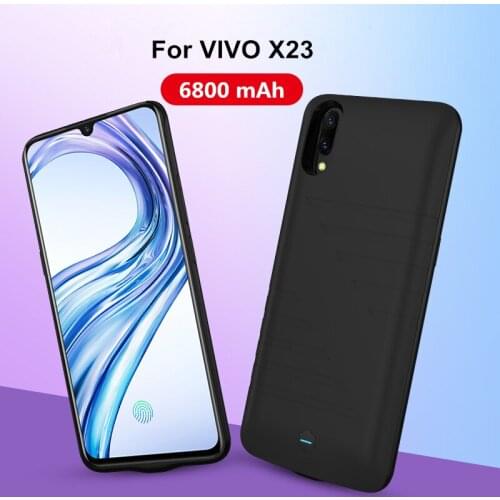 NTSPACE 6800mAh Portable Powerbank Cover Battery Charger Case For VIVO X23 Power Case External Backup Power Bank Pack Case