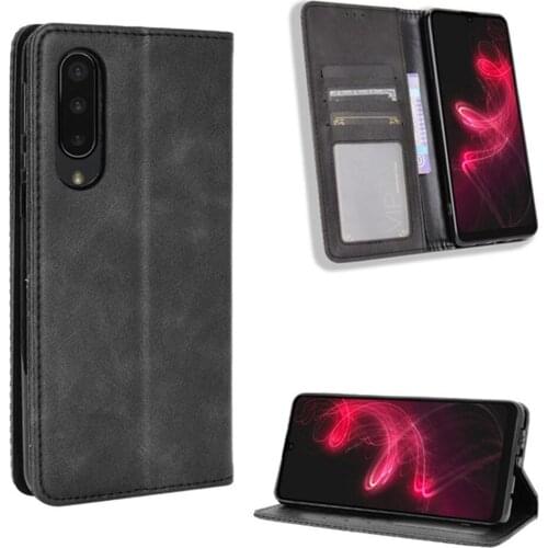 For Sharp Aquos Zero 5G Basic Luxury Flip PU Leather Wallet Magnetic Adsorption Case For Sharp Aquos Zero5G Basic Phone Bags