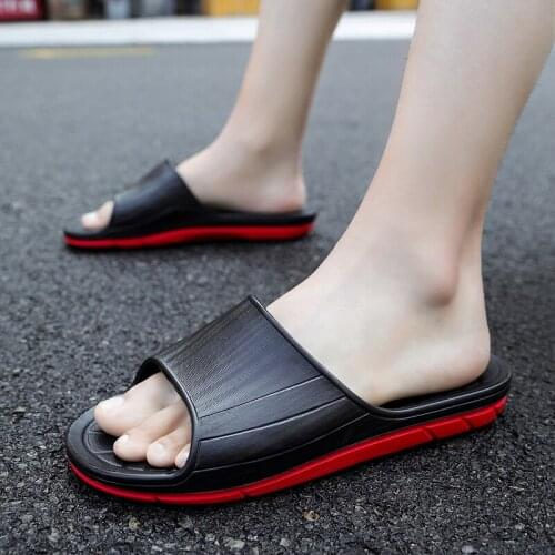 Summer Beach Slippers Men Plus Size 50 51 Slides Shoes Casual Rubber Breathable Lightweight Zapatillas Playa 2021 New Fashion