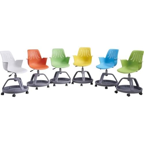 High quality node chair training chair student chair with round base cadeiras de escritório