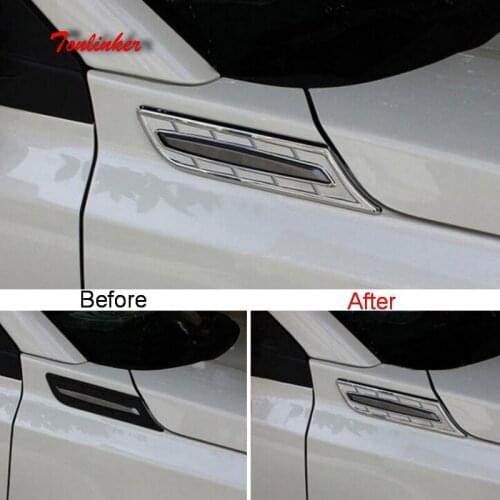 Tonlinker Cover stickers For SUZUKI VITARA 2016-18 Car Styling 2 PCS ABS Chrome Car Body turn Light Decoration Covers sticker
