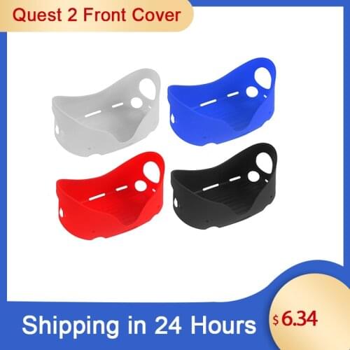 VR Helmet Protective Front Cover For Oculus Quest 2 Silicone Anti-Throw Protection Shell For Oculus Quest 2 Headset Accessories