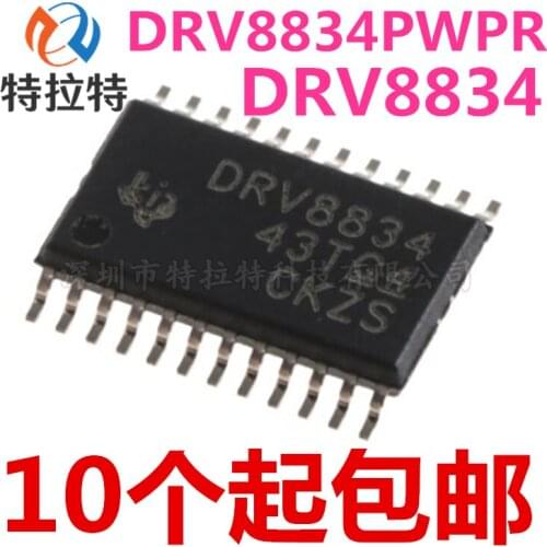 10pcs/lot DRV8834PWPR DRV8834PWP DRV8834 HTSSOP-24 Original