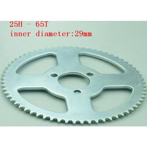 25H 65T 29mm Rear Sprocket fit Gas Scooter Mini MotorcyclePocket Bike Quad 4 Wheeler Scooter