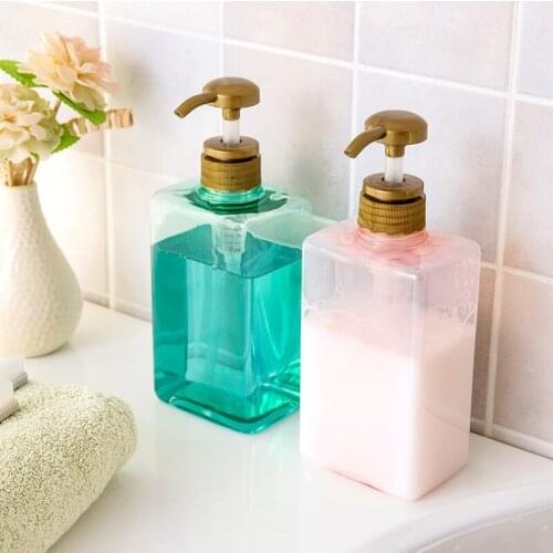 600ML Liquid Soap Dispenser Foam Facial Cleanser Organize Bottle Shampoo Shower Lotion Storage Bottles for Bathroom Supply