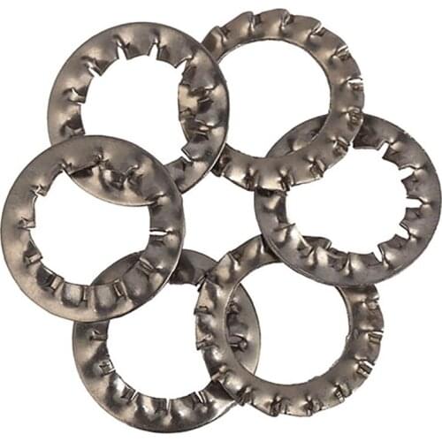 A2 Stainless Steel Internal Toothed Inner Serrated Lock Washer Shakeproof Gasket M3 M4 M5-M24