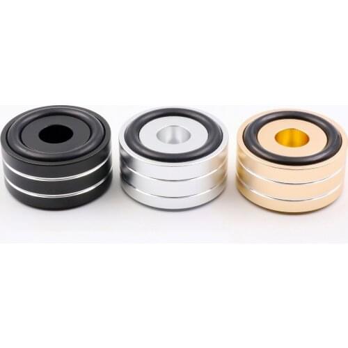 HIFI 40*20mm Machined Full Aluminum Amplifier Feet PC Chassis Speaker Cabinet Isolation Stand Base AMP DAC Turntable Pad Cone