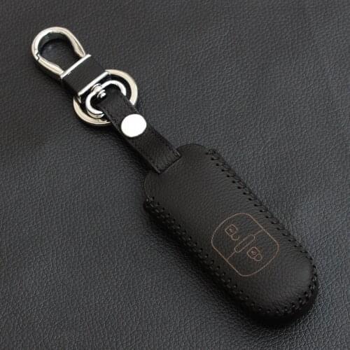 Car Accessories For MAZDA CX-5 CX-7 CX-9 mazda 3 mazda 5 6 Key Holder Rings Car Key Cover 2/3 buttons smart Keychain Black/Brown
