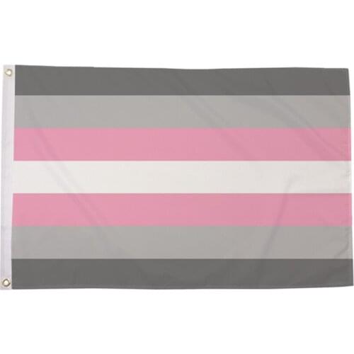 Demigirl Flag Pride LGBT 90x150cm 3x5FT Polyester Banner Decoration Gift Sports Indoor Outdoor Club Vivid Color Digital Printed