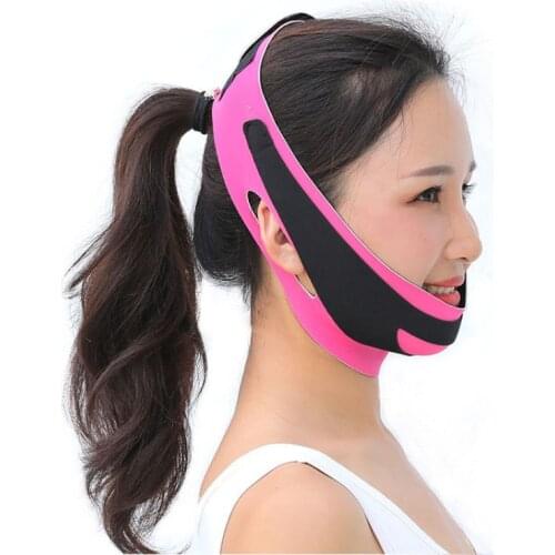 Double Chin Face Bandage Slim V Line Lift Up Belt Anti Wrinkle Mask Strap Band Women Slimming Facial Beauty Tool F