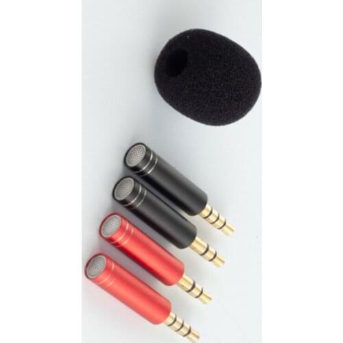 Mini 3.5mm Jack Omni-Directional Portable Microphone for Recorder Cellphone PC Computer Laptop