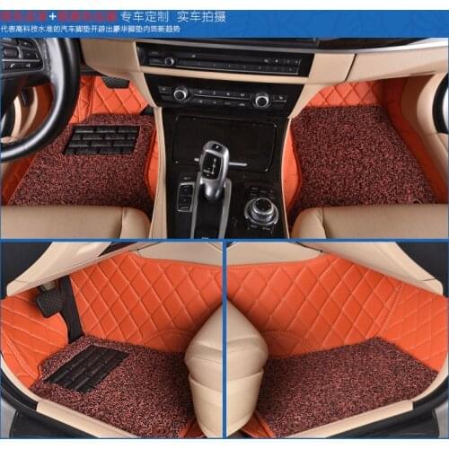 Myfmat custom leather rugs mat for Nissan Blue bird-Lannia MAXIMA KICKS Paladin NV200 Pick-up NAVARA durable lo+ng-lasting trend