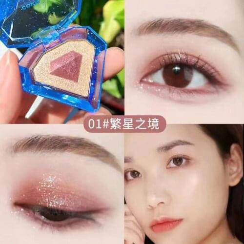 Metallic Glitter Diamond Eyeshadow Palette Maquillage Makeup Palette Shimmer Matte Eyeshadow Pallete Highlighter Face Bronzer