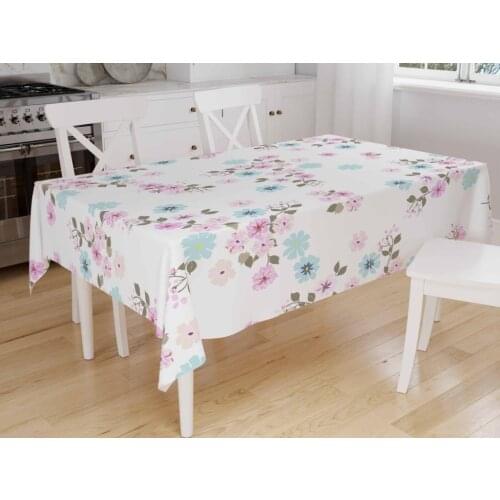 Çeyizdiyarı Digital Print Duvel Table Cloth White