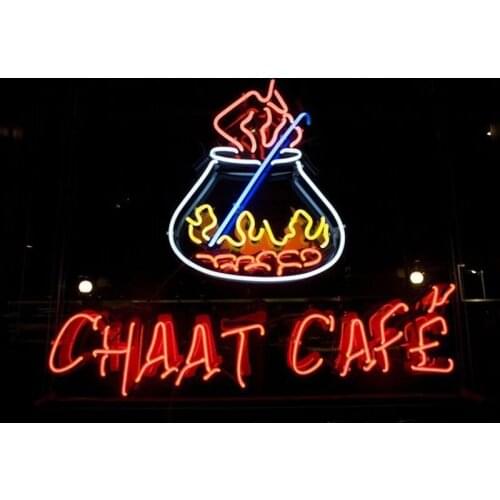 Neon Sign For Chat Cafe neon bulbs sign anuncio luminoso Lamp resterant light Hotel shop Chandelier coffee Impact Attract light