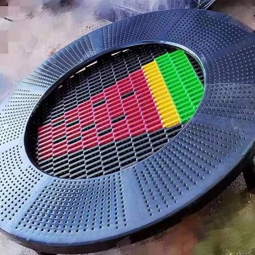 Custom outdoor adult ground trampoline small buried earth trampoline park