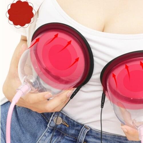 Professional Electric Breast Massager Cupping Breast Enlargement Pump Butt Lifter Vacuum Machine Buttock Sucker Vacumtherapy