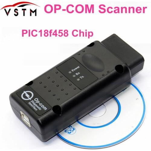 Professtionaal OPCOM V1.99 V1.59 V1.70 V1.78 V1.95 firmware OP-COM For Opel Diagnostic Scanner OP COM Real PIC18f458 Chip