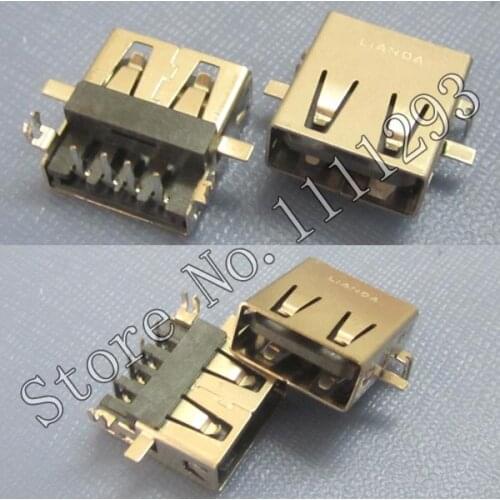 10pcs/lot 2.0 USB Jack Connector for Acer Asus HP Lenovo Laptop Cube K8GT Tablet etc USB Port , H4.9 Plastic UP