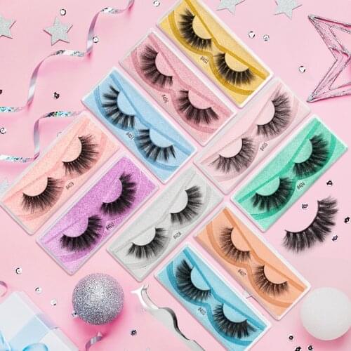 Wholesale Eyelashes 10/200 PCS 3d Mink Lashes Dramatic Natural Soft Handmade False Eyelashes Makeup Faux Cils In Bulk maquiagem