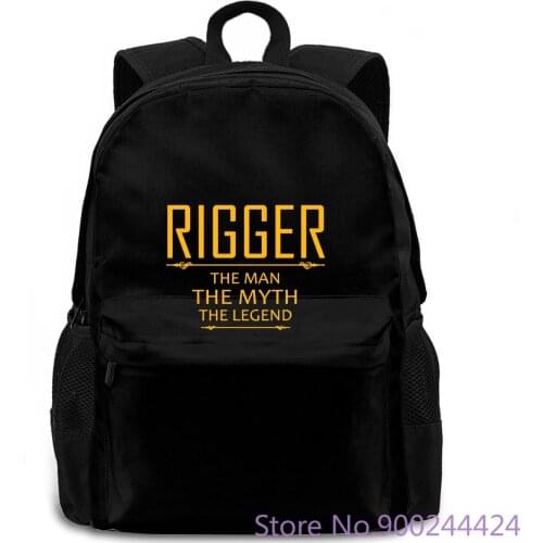 Rigger Legend - The Myth Stylisches and Wo Pop women men backpack laptop travel school adult student