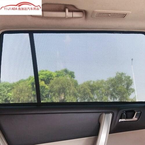 College Style Block Cassette Magnetic Sucker Foldable College Style Shade, UV Sunscreen Car Curtain