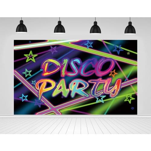 Scopiso Disco Carnival Party Summer Holidays Music Cartoon Pattern Background Photofraphy Backdrops For Photo Studio Photocall