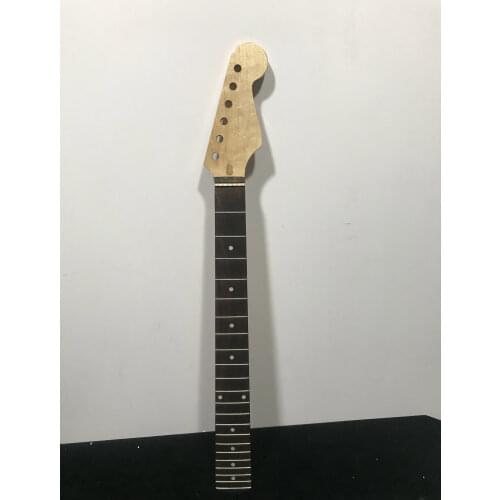 Stylish Wooden 22 Fret Fingerboard Neck Parts Replacement for Electric Guitar Accessories ST Guitar Neck Maple Fretboard