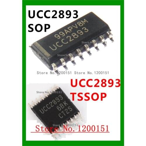 2pcs/lot UCC2893 UCC2893PW UCC2894 UCC2894PW UCC2897A UCC2897ARGPR SOP TSSOP QFN