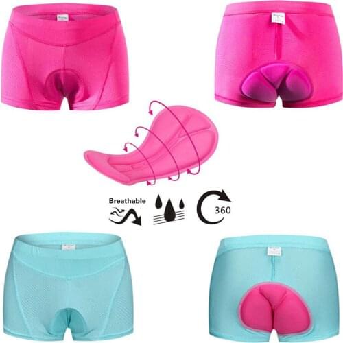 Cycling Shorts Women Cycling Underwear Shorts Breathable 3d Gel Padded Low Waist Mesh Bike Shorts
