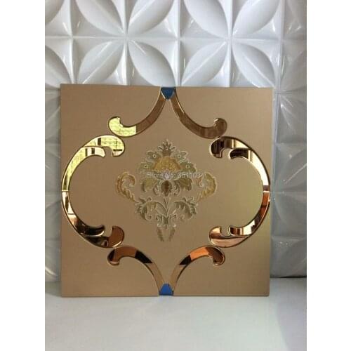 Embroidery Leather wall panel, Sound Asorption leather foam wall padding D-120 nightclub wall panels Leather carving panel