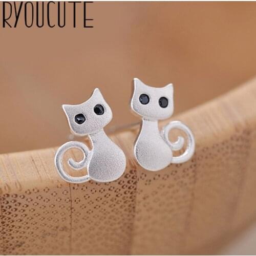 Bohemian Ethnic Black Eyes Cat Earrings For Women Lady Statement Jewelry Pendientes Brincos 2021