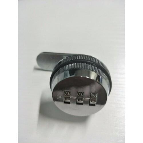 1 piece round 3 digital number Combination Cabinet Lock silver Password Lock Security Home Cam Lock For Mailbox Cabinet Door
