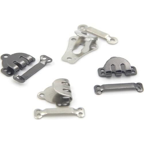 20 Pairs Metal Fasten Buckles Buttons Multi-usage Clasp Buttons for Trousers Underwear Skirts Bags Diy Sewing Materials Supply