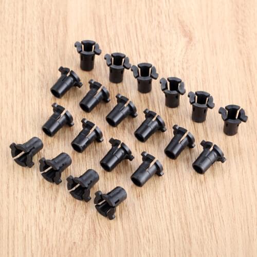20Pc Headlamp Headlight Adjusting Screw Clips Auto Fastener Clip 63121378369 For BMW E30 3 E32 7 E34 5 Series Plastic Trim Clips