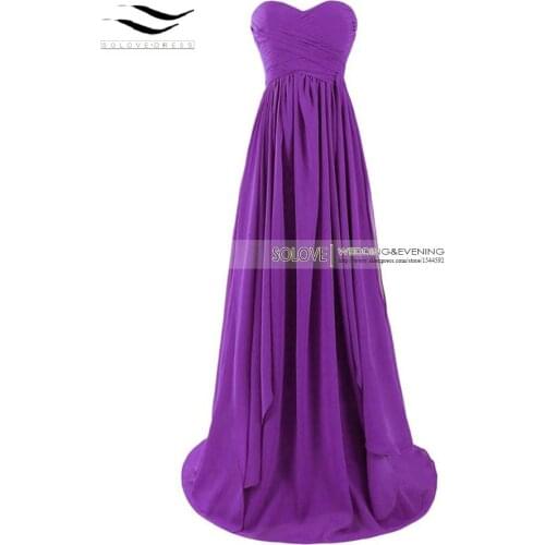 2015 Real Picture !! Cheap A Line Long Cniffon Court Train Elegant Evening Dress 2015 Formal Dress vestido de festa (SL-E133)