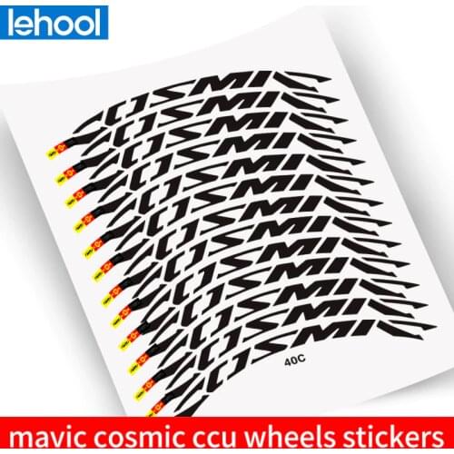 2016 models Mavic Cosmic ccu Road Bike Wheels decals Road bike carbon knife wheel set bicycle stickers for two wheels decals