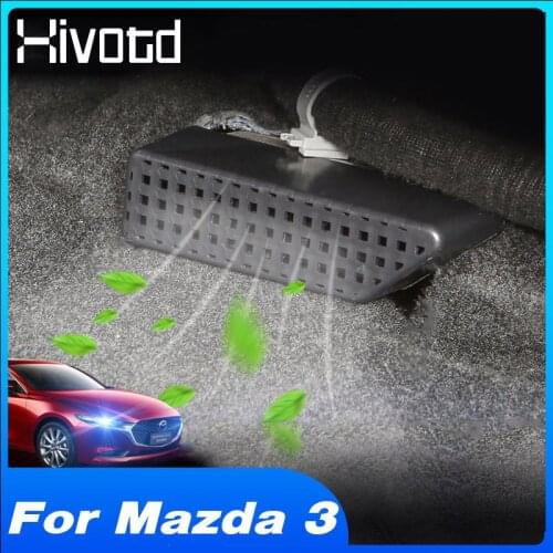 Hivotd For Mazda 3 2021 2020 2019 Axela Accessories Car Seat Air Conditioner Outlet Vent Cover Protective Trim Floor Grille Part
