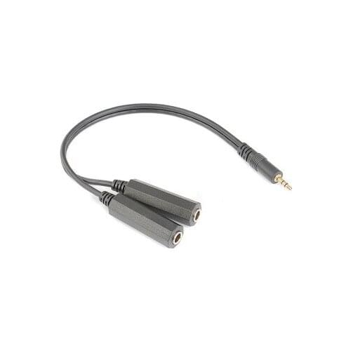 3.5mm to 2 6.35mm Audio Cable Stereo Aux Wire 3.5 Male to Female 6.35 6.5 Audio Cord 30cm For Amplifier Speaker Microphone MP3