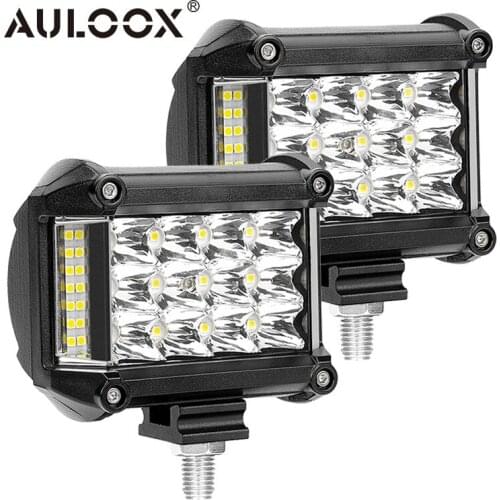 4 Inch 57W 24V 12V Motorcycle OffRoad Work LED Lamp SUV Light Bar For Off-Road 4x4 4WD ATV Auto Car Accessories