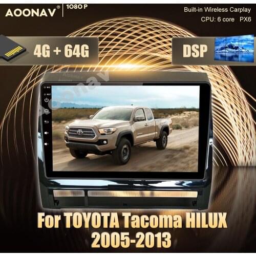 2 din Android car GPS radio multimedia player For TOYOTA Tacoma HILUX 2005-2015 car GPS navigation DvD Stereo receiver player