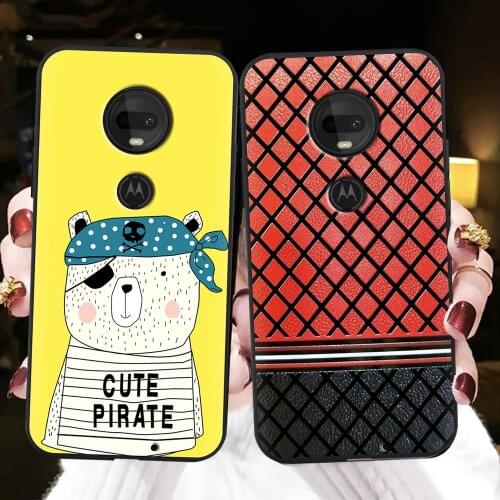 Glitter TPU Phone Case For MOTO G7/G7 Plus Silicone Anti-knock Back Cover Cover Soft Case For men