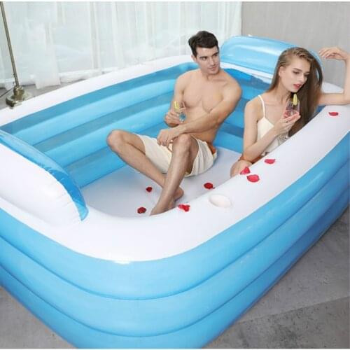 Household Oversized inflatable bathtub Adult /Lover/Kid Collapsible Bath Barrel Thicken Fold inflatable bath tub adults