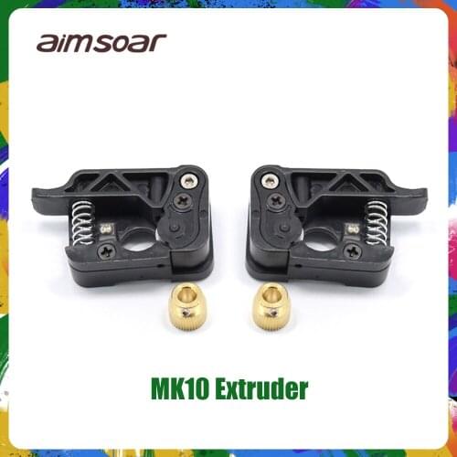 MK10 Extruder 40 tooth brass Gear Feed Extrusion 1.75mm Filament 3D Printer Parts Left Right hand Plastic Extruder