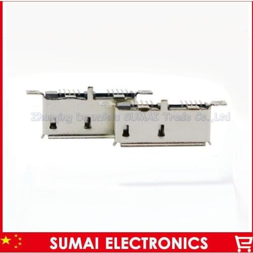 MICRO 3.0 USB Female socket Mobile hard disk interface Vertical SMD 3.0 micro usb 10P Connector