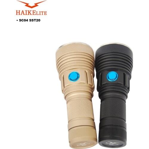 HaikeLite SC04 Eye LUMINUS SST20W 5000 Luluming Long Range Flashlight 26650