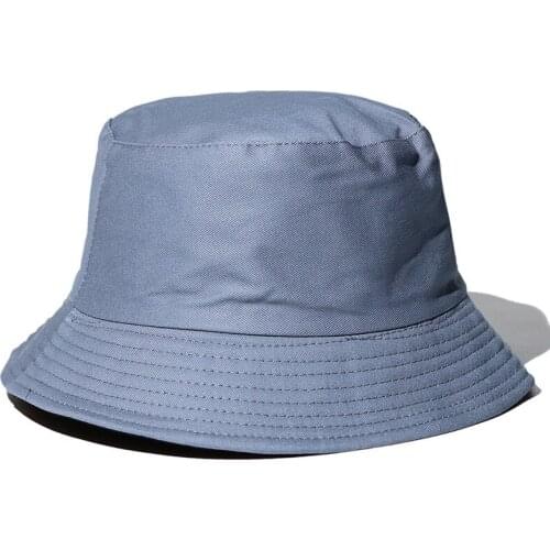 Cotton Bucket Hats For Women Men Branded Panama Hat Solid Color Sunbonnet Outdoor Sunscreen Fedoras Fisherman Hat Beach Cap