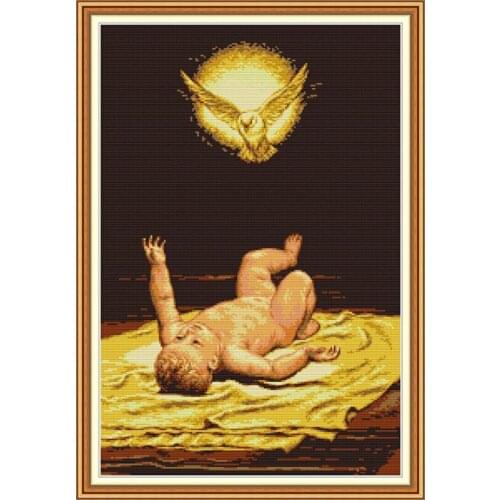 Peace and Future Patterns Counted Cross Stitch Kit 14ct 11ct Print Canvas for Embroidery DIY Handmade Cross Stitches Needlework