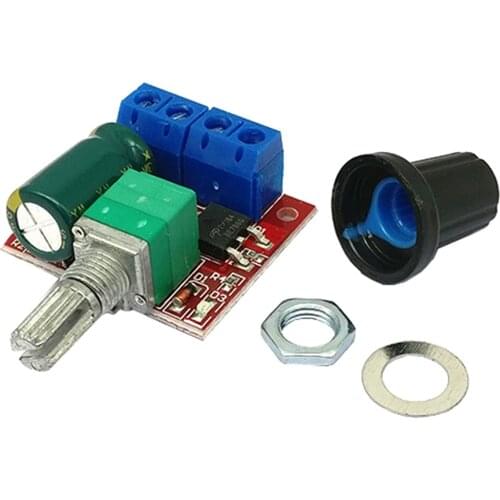 Mini 5A 90W PWM 12V DC Motor Speed Controller Module DC-DC 4.5V-35V Adjustable Speed Regulator Control Governor Switch 24V